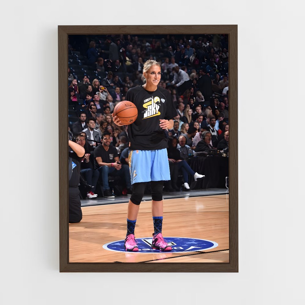 Poster En Action avec Elena – affiche Basketball (vue 5)